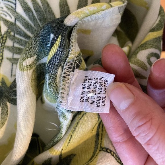 Vintage Makai Beach Hawaii XXL Green Rayon Short Sleeve Men’s Shirt - Picture 9 of 12